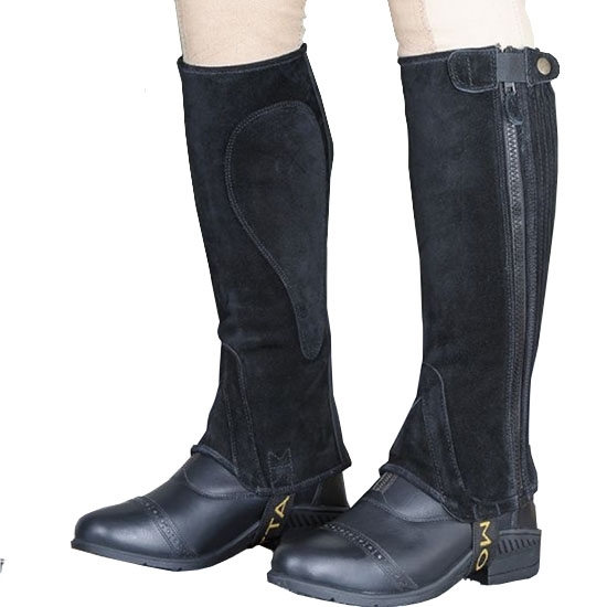 Shires Moretta Sueda Half Chap Colour Black 